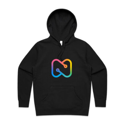 YNC Women's Stencil Hood - Dark Thumbnail